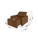 Ver imagem 3 de Poltrona Retrátil com Braço Reto Palmeira CabeCasa MadeiraOriginals