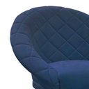 Ver imagem 4 de Kit 4 Cadeiras Sala de Estar Liz Veludo Azul Marinho