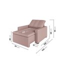 Ver imagem 3 de Poltrona Retrátil com Braço Reto Palmeira CabeCasa MadeiraOriginals