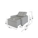 Ver imagem 3 de Poltrona Retrátil com Braço Reto Palmeira CabeCasa MadeiraOriginals