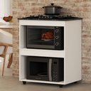 Ver imagem 1 de Armário de Cozinha para Cooktop São Paulo Branco - Panorama Móveis