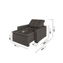 Ver imagem 3 de Poltrona Retrátil com Braço Reto Palmeira CabeCasa MadeiraOriginals