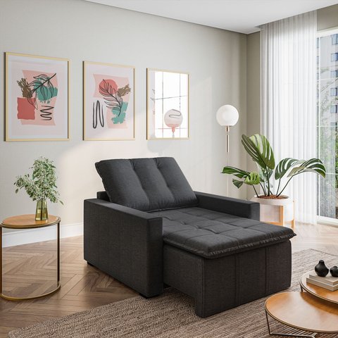 Poltrona Retrátil com Braço Reto Palmeira CabeCasa MadeiraOriginals