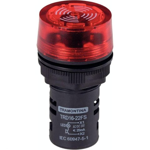 Sinalizador Sonoro Tramontina Trd16-22fs Ac/dc 24v Tramontina