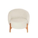 Ver imagem 2 de Poltrona Decorativa com Puff Ariela