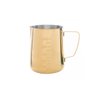 Leiteira Chaleira Bule Dourado Inox Medidor Cafeteria 600ml - 1