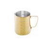 Leiteira Chaleira Bule Dourado Inox Medidor Cafeteria 600ml - 6
