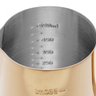 Leiteira Chaleira Bule Dourado Inox Medidor Cafeteria 600ml - 2