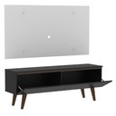 Ver imagem 5 de Rack Madesa Le Mans e Painel para TV até 55 Polegadas 2 Portas Preto/Branco Cor:Preto/Branco