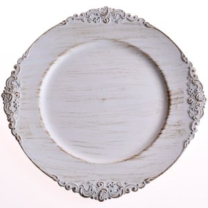 Sousplat 33cm Decorativo Tessi Provence Old Rose