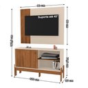 Ver mais imagens de Rack com Painel Mobler Wood 1.2 para Tvs de até 42 Polegadas