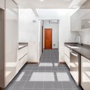 Ver imagem 3 de Adesivo Vinilico Lavavel para Piso Texturizado Quadrado Cinza