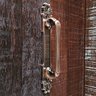 Puxador Duplo Mozart 280mm Cobre Antigo Porta Pivotante Correr Passagem Madeira Vidro  Rústico - 4