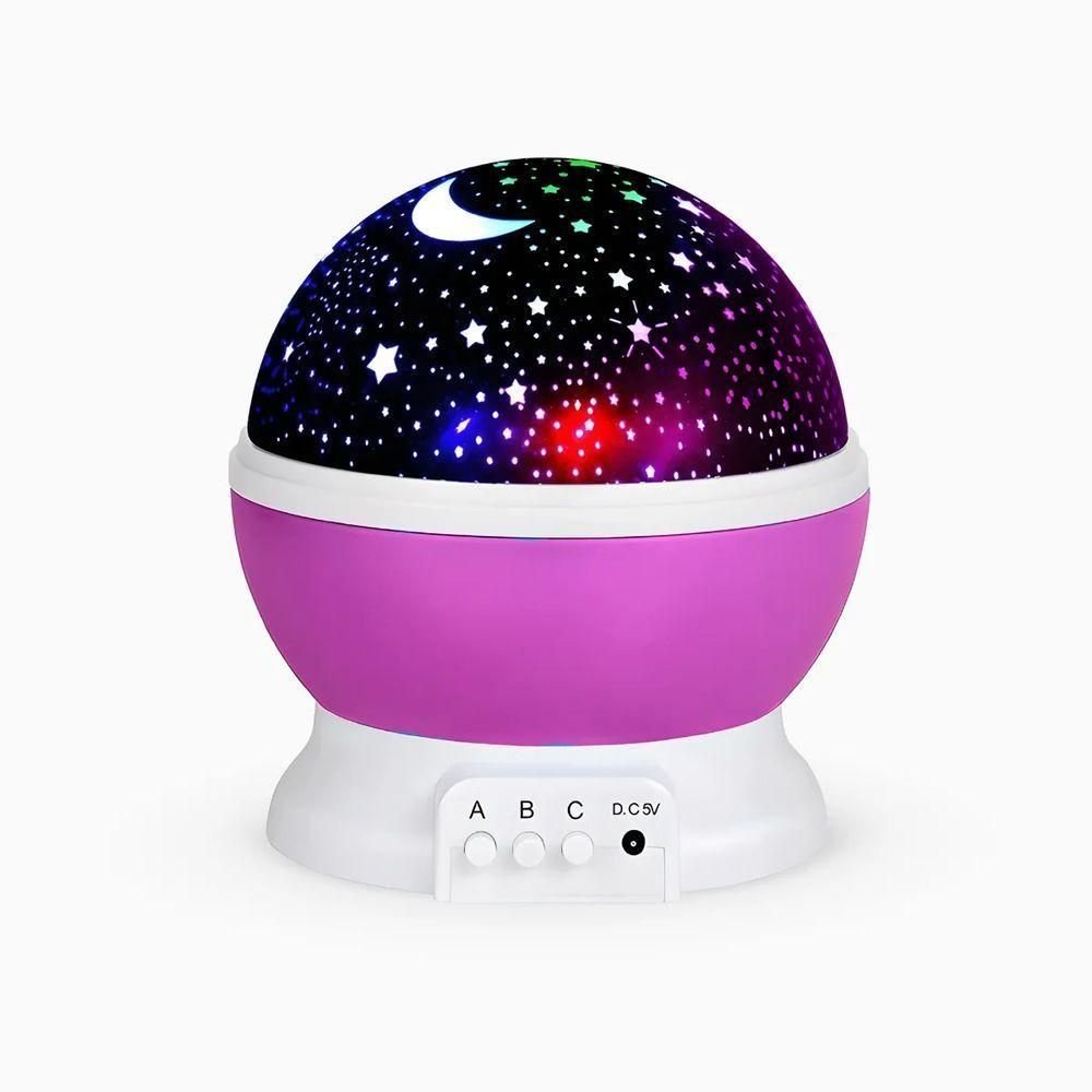 Luminária Projetor Estrelas 360º Abajur Star Master - 1
