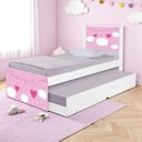 Ver imagem 1 de Cama Solteiro Infantil com Cama Auxiliar 195x96cm Personagens K02 - D’Rossi