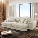 Ver imagem 1 de Sofá Ágata Linho Dois Módulos de 120cm B25 Meu Sofá Online