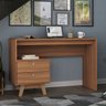 Mesa Escrivaninha Doha 2 Gavetas 120 Cm Nogal Espresso - 1