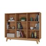 Estante para Livros Nairóbi 6 Prateleiras Nogal Espresso - 2