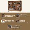 Estante para Livros Nairóbi 6 Prateleiras Nogal Espresso - 4
