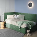 Ver imagem 5 de Kit 7 Módulos de Cabeceira Estofada Cama Box Casal King Modulada 2,10mx40cm