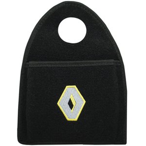 Lixeira Lixinho Automotiva Carro Carpete Logo Bordado para Câmbio Preto