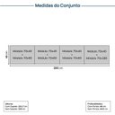 Ver imagem 4 de Estante para TV até 75 Polegadas 8 Módulos 14 Portas 2 Gavetas Frame CabeCasa MadeiraOriginals