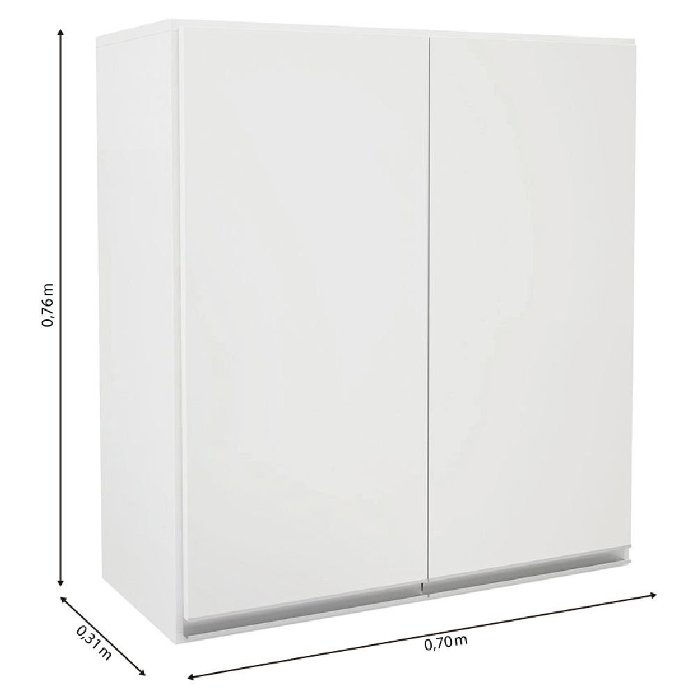 Armário Duplo Top Class Batrol Branco - 3