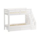 Ver imagem 2 de Beliche Solteiro Adulto com 2 Gavetões e 4 Nichos Star Plus Casatema MadeiraOriginals Branco