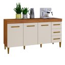 Ver imagem 5 de Conjunto Armário Aéreo 3 Portas e Balcão Atenas 3 Portas e 3 Gavetas