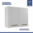 Ver imagem 7 de Conjunto Modulado 2 Armários Aéreo de Cozinha 2 Portas Valencia