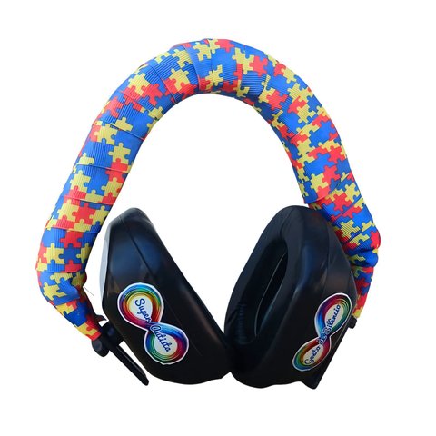 Abafador para Sensibilidade Auditiva Infantil Acolchoado 12 Db+ Jogo Das Emoções