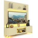 Ver imagem 7 de Rack com Painel Ripado para Tv até 75 Polegadas Led Pés Vidro 185cm Nobre/splendore Yescasa