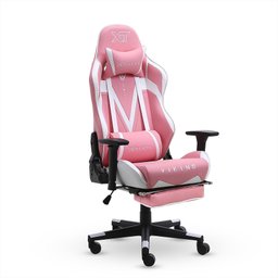 Cadeira Gamer Xt Racer Viking Series com Apoio de Pés Rosa - 2
