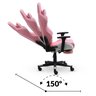 Cadeira Gamer Xt Racer Viking Series com Apoio de Pés Rosa - 7