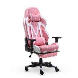 Cadeira Gamer Xt Racer Viking Series com Apoio de Pés Rosa - 3