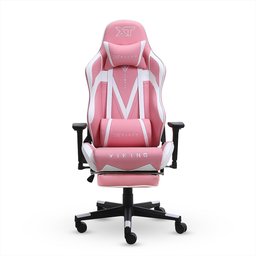 Cadeira Gamer Xt Racer Viking Series com Apoio de Pés Rosa - 1