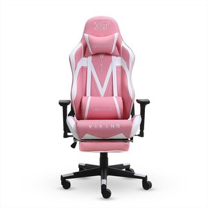 Cadeira Gamer Xt Racer Viking Series com Apoio de Pés Rosa