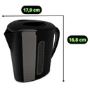 Ver imagem 2 de Jarra Leiteira com Tampa de 1l Ideal para Leite Suco Água:preto
