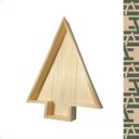 Ver imagem 2 de Árvore de Natal Petisqueira Mesa Posta Tábua Pinus Bandeja