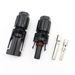 2 Pares Conector MC4 Cabo 10mm2 60A Painel Energia Solar - 5