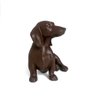 Figura Decorativa Cachorro Dachshund Ferrugem Genérico - 2
