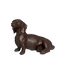Figura Decorativa Cachorro Dachshund Ferrugem Genérico - 1