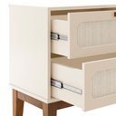 Ver imagem 4 de Mesa de Cabeceira 60cm 2 Gavetas Santorini