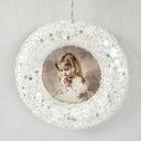 Ver imagem 3 de Porta Retrato Branco para Árvore de Natal 12x12x2cm