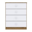 Ver imagem 1 de Cômoda Infantil Amarelinha Rústico Branco – Henn