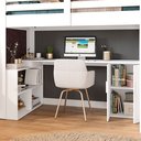 Ver imagem 4 de Cama Office Multifuncional Solteiro Adulto Star Plus Casatema MadeiraOriginals Branco