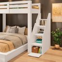 Ver imagem 5 de Beliche Family Adulto com Cama Casal Star Plus Casatema MadeiraOriginals Branco