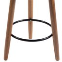 Ver imagem 6 de Kit 02 Banquetas Altas Boston Assento Redondo e com Encosto - Preta - Edecasamoveis