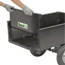 Ver imagem 3 de Carreta Agrícola Metálica para Trator Cortador de Grama Cap. 255kg