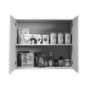 Ver imagem 7 de Conjunto Modulado Balcão Cooktop 5 Bocas 2 Nichos e 2 Armários Aéreo